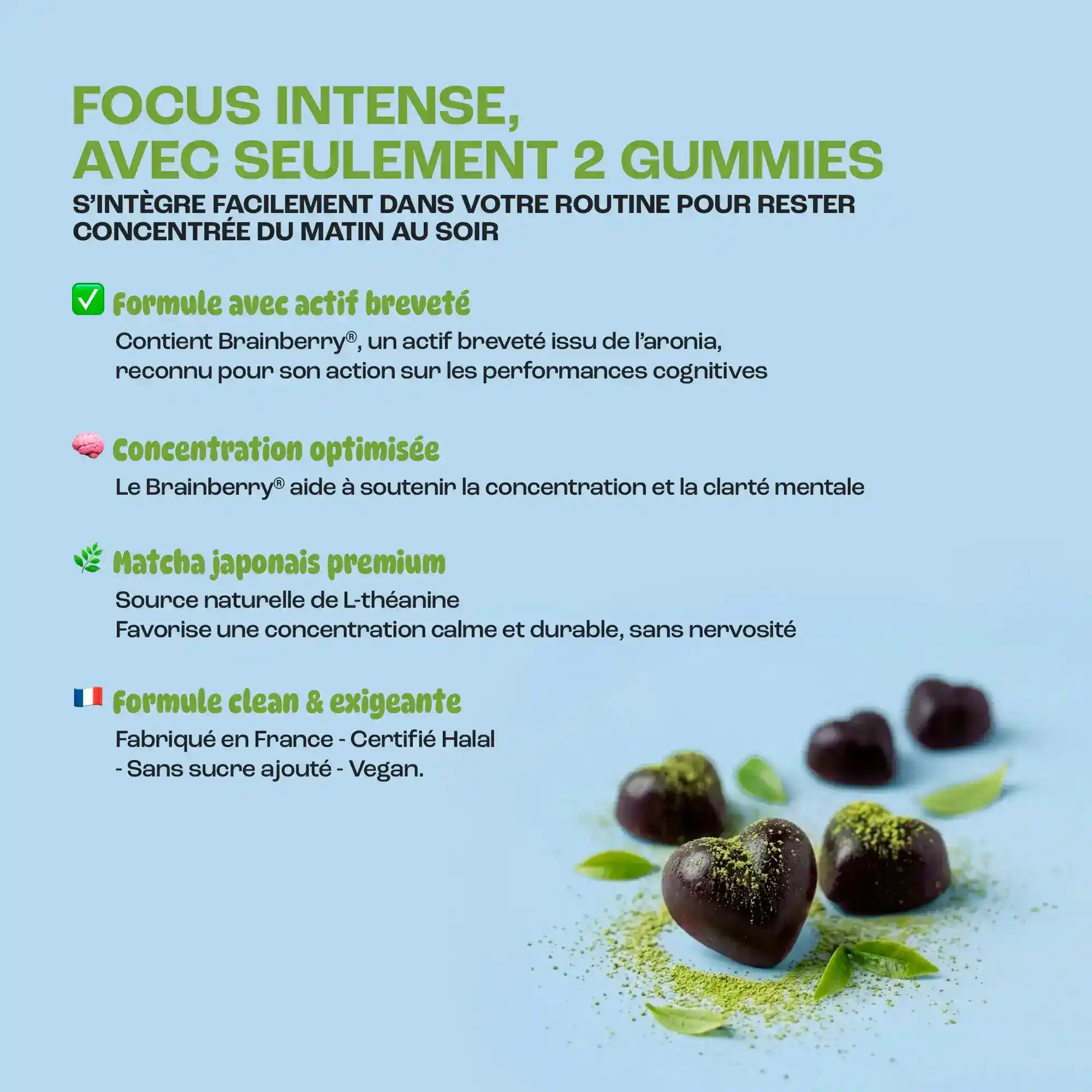 Gummies FOCUS au Matcha - Image 4