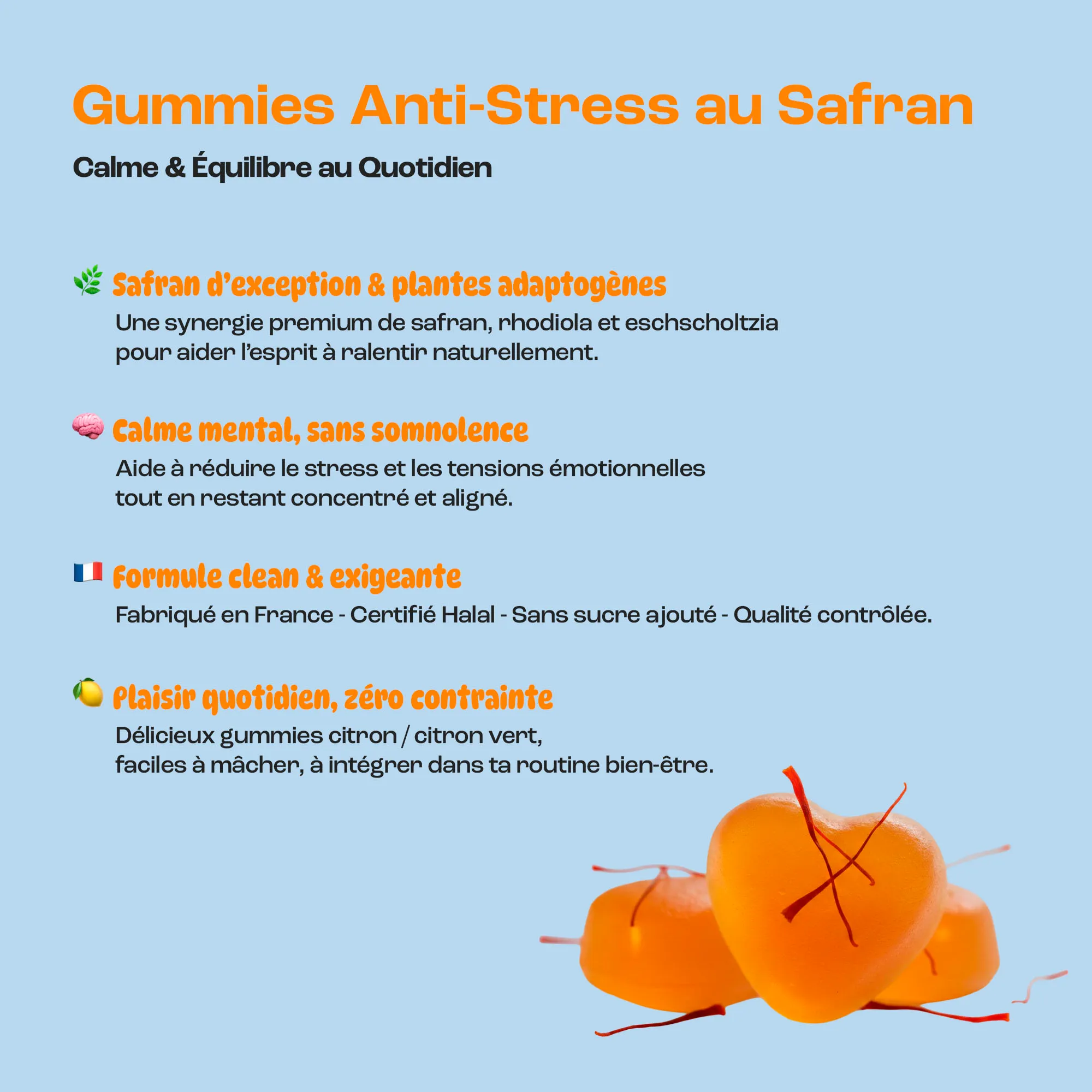Gummies ANTI-STRESS au Safran - Image 4
