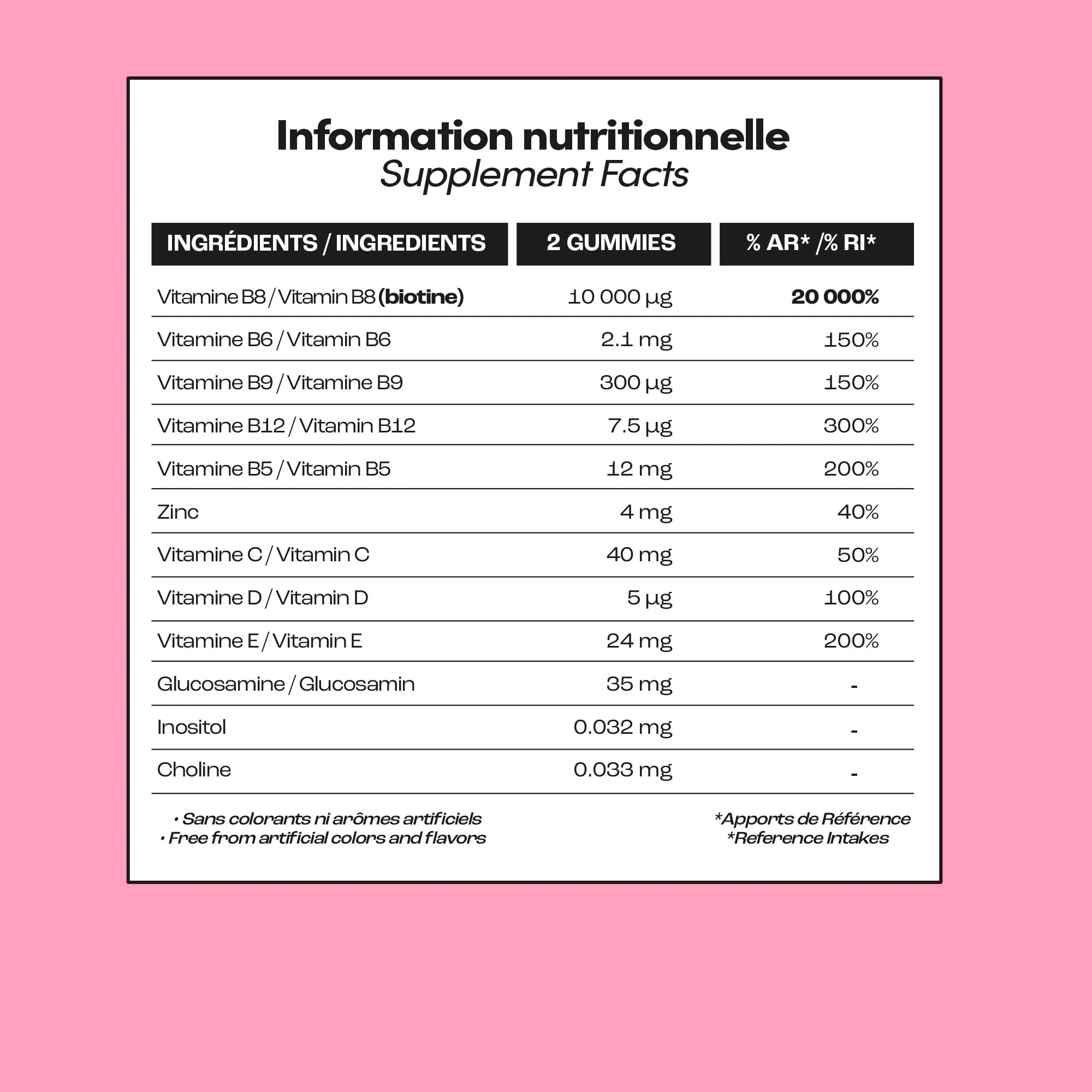 Love Gummies - Hair Vitamins / 30 Jours - Booster de pousse - Image 4
